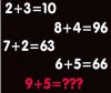 What is 9 +5
